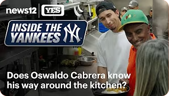 Does Oswaldo Cabrera know his way around the kitchen?